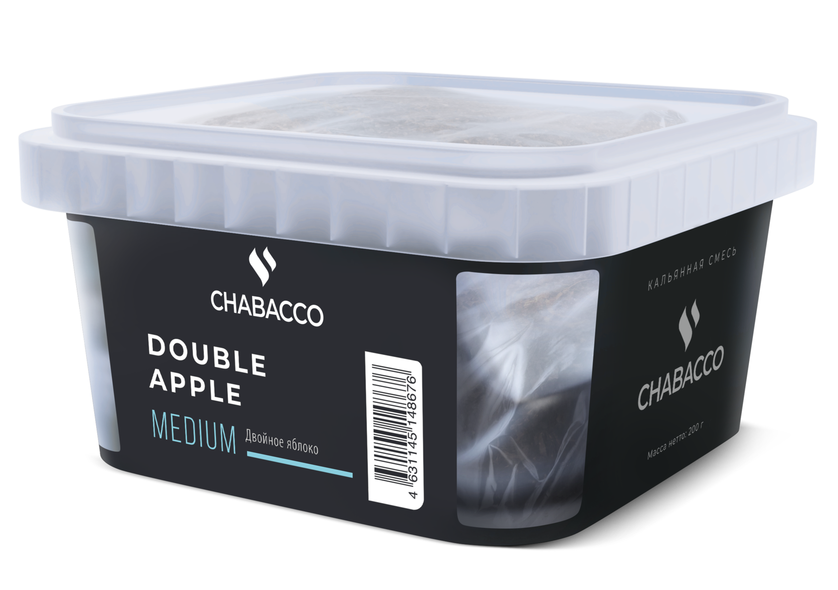 Бестабачная смесь - Chabacco - DOUBLE APPLE ( с ароматом двойное яблоко ) - 200 г