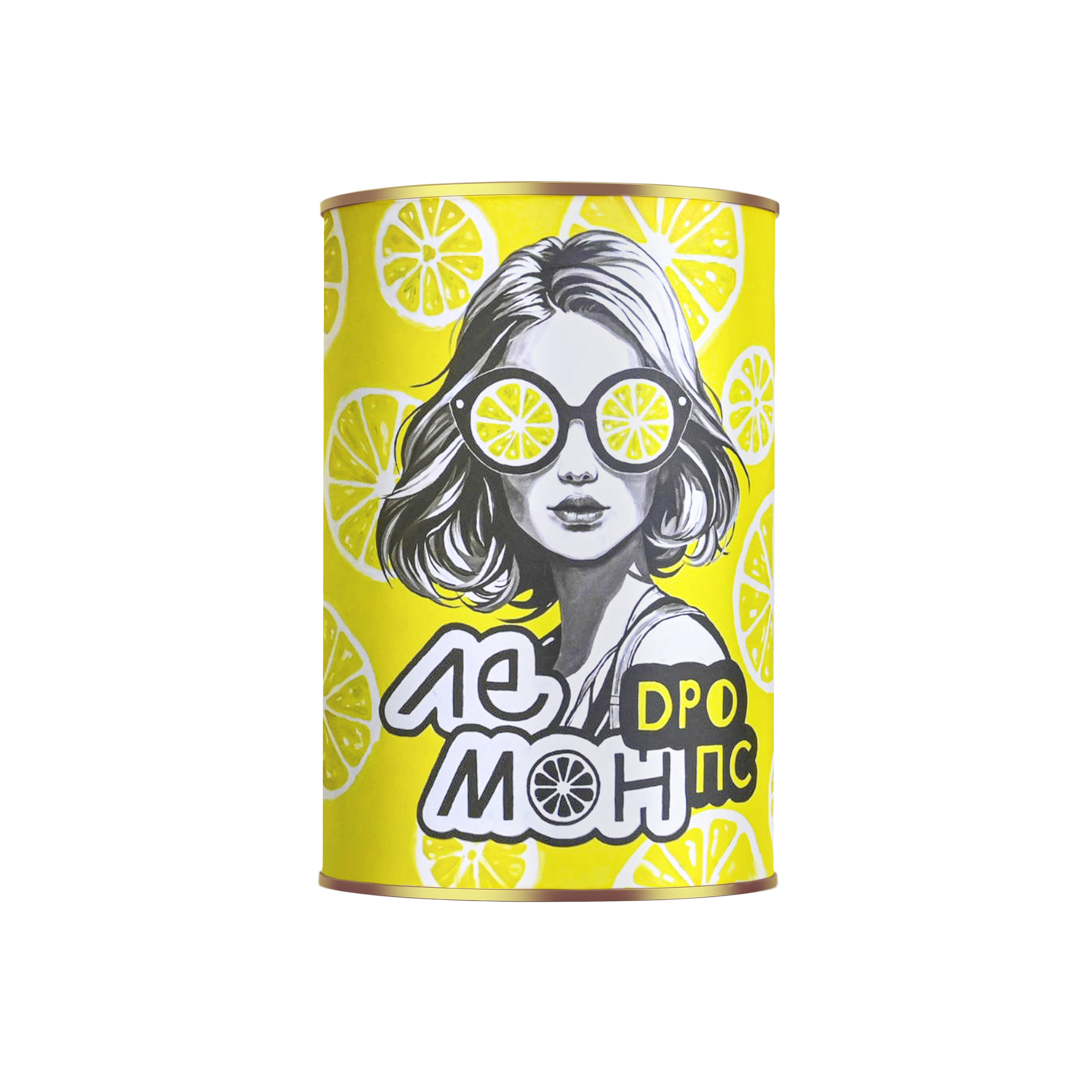 Табак для кальяна - DOGMA - ЛЕМОН ДРОПС ( с ароматом лимонные конфеты ) - тубус 160 г