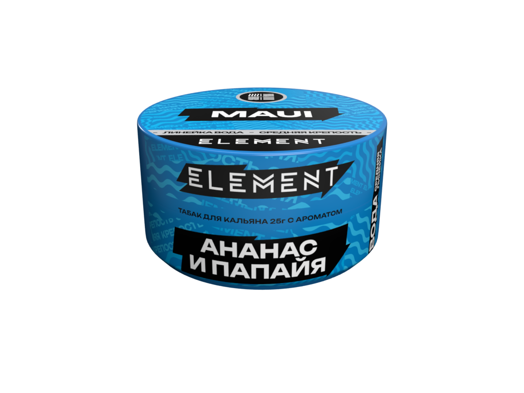 Табак для кальяна "Элемент" aroma Maui линейка "Вода" 25гр.