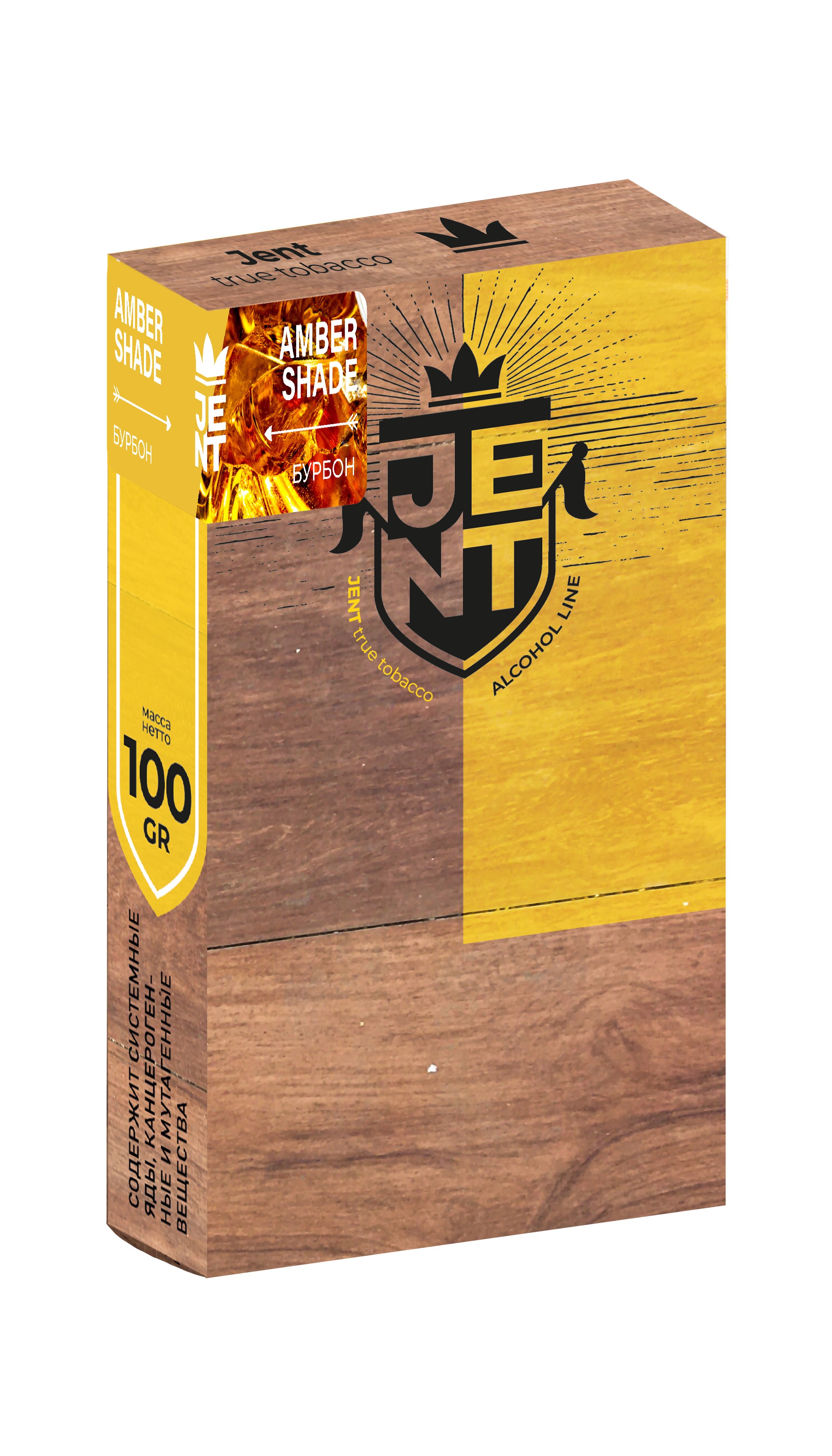 Табак для кальяна - Jent Alcohol - Amber Shade ( Бурбон ) - 100 г