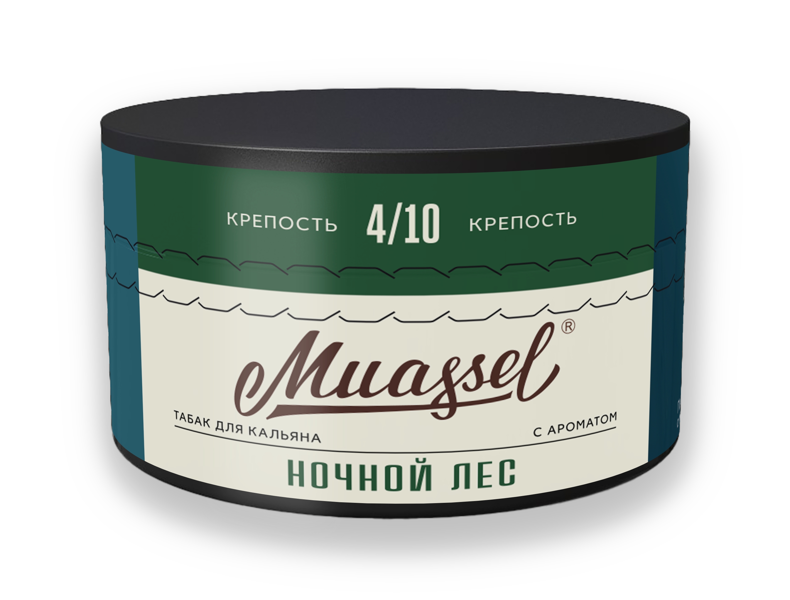 Табак для кальяна Muassel 4/10 - Ночной лес (хвоя, дикие ягоды) 200 г