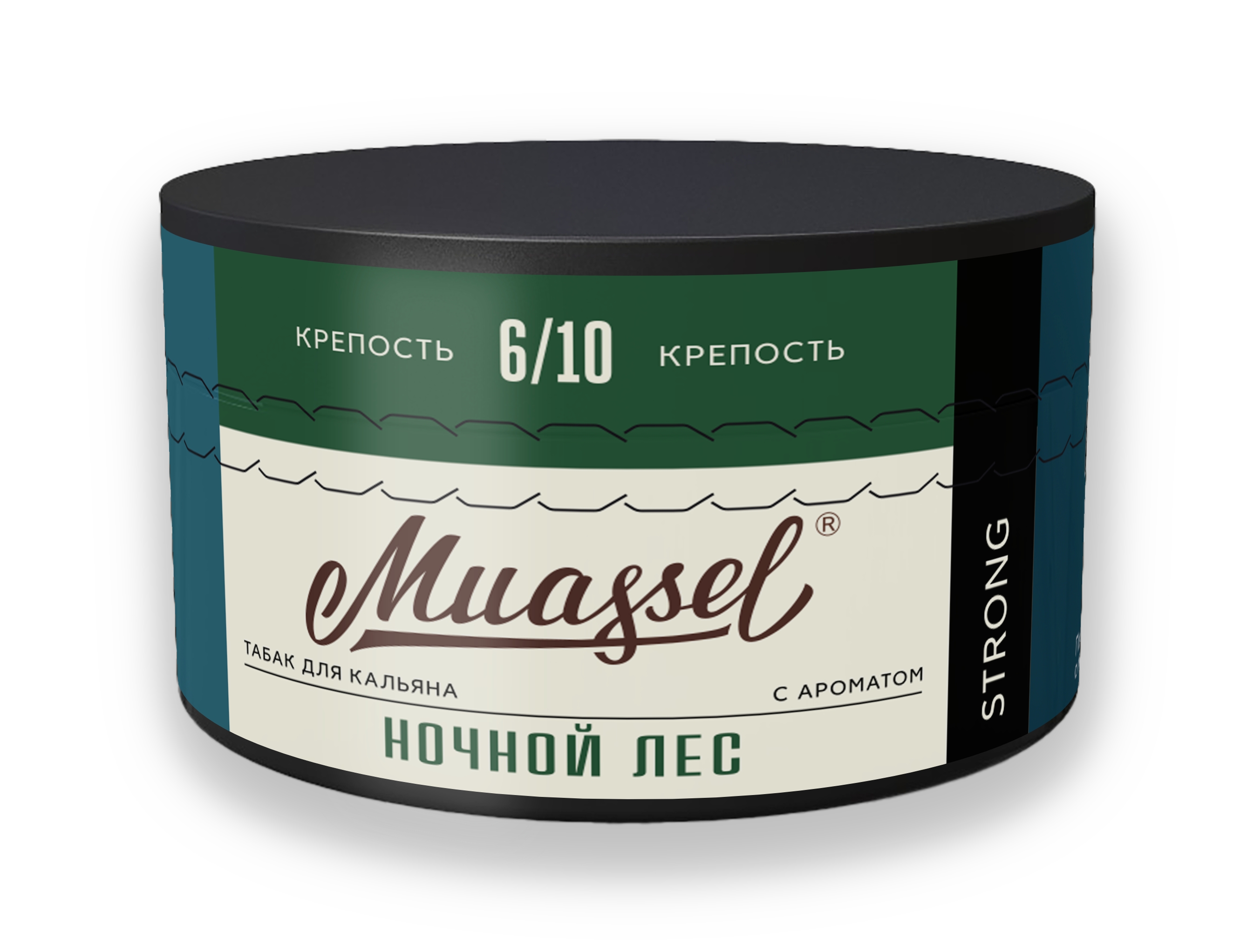 Табак для кальяна Muassel 6/10 - Ночной лес (хвоя, дикие ягоды) 200 г