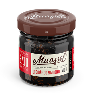 Табак для кальяна Muassel 6/10 - Двойное яблоко 40 г