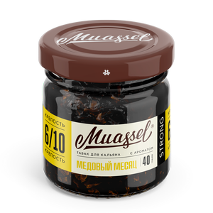 Табак для кальяна Muassel 6/10 - Медовый месяц (юдзу с медовой патокой) 40 г