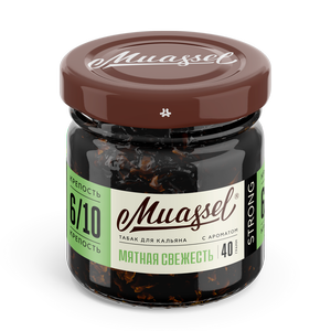 Табак для кальяна Muassel 6/10 - Мятная свежесть 40 г