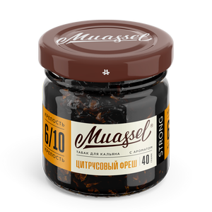 Табак для кальяна Muassel 6/10 - Цитрусовый фреш (апельсин, лимон) 40 г