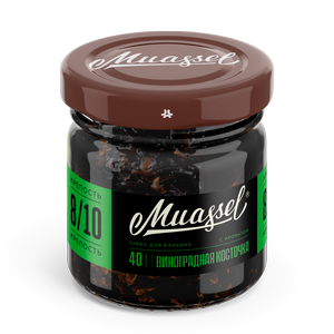 Табак для кальяна Muassel 8/10 - Виноградная косточка 40 г