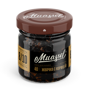 Табак для кальяна Muassel 8/10 - Жвачка с корицей 40 г