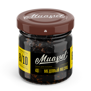 Табак для кальяна Muassel 8/10 - Медовый месяц (юдзу с медовой патокой) 40 г