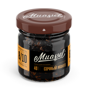 Табак для кальяна Muassel 8/10 - Сочный манго 40 г