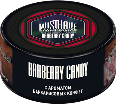 Табак Must Have 125 гр - Barberry Candy (БАРБАРИСОВЫЕ КОНФЕТЫ)