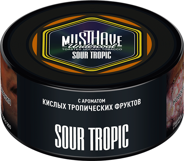 Табак Must Have 25 гр - Sour Tropic (КИСЛЫЕ ТРОПИЧЕСКИЕ ФРУКТЫ)