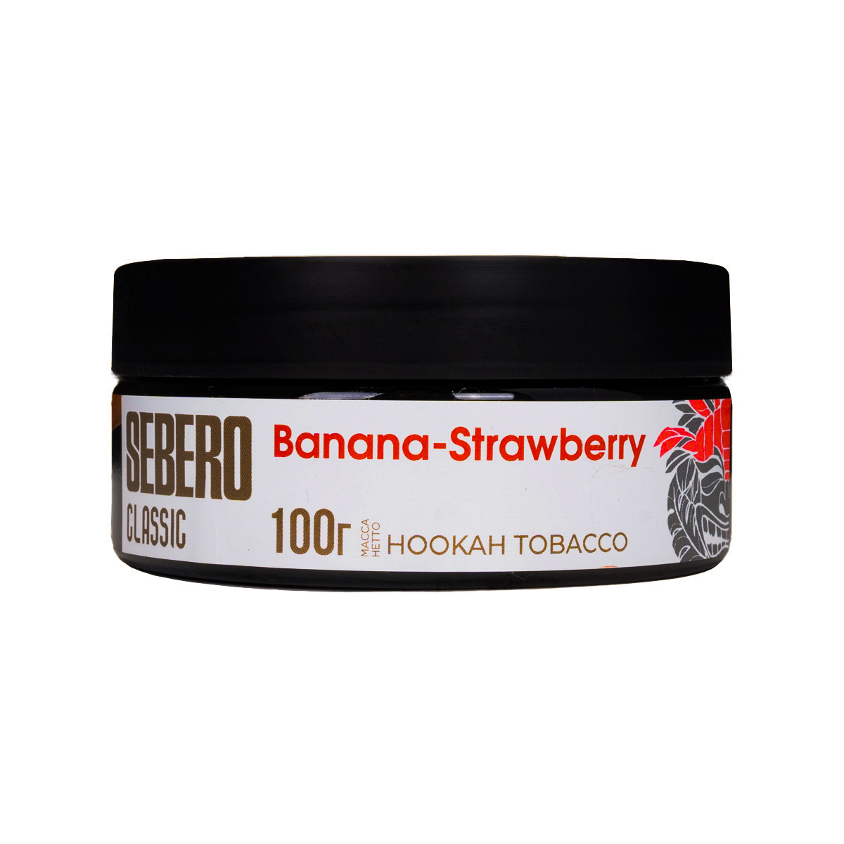 Табак для кальяна - Sebero - BANANA-STRAWBERRY ( банан-клубника ) - 100 г