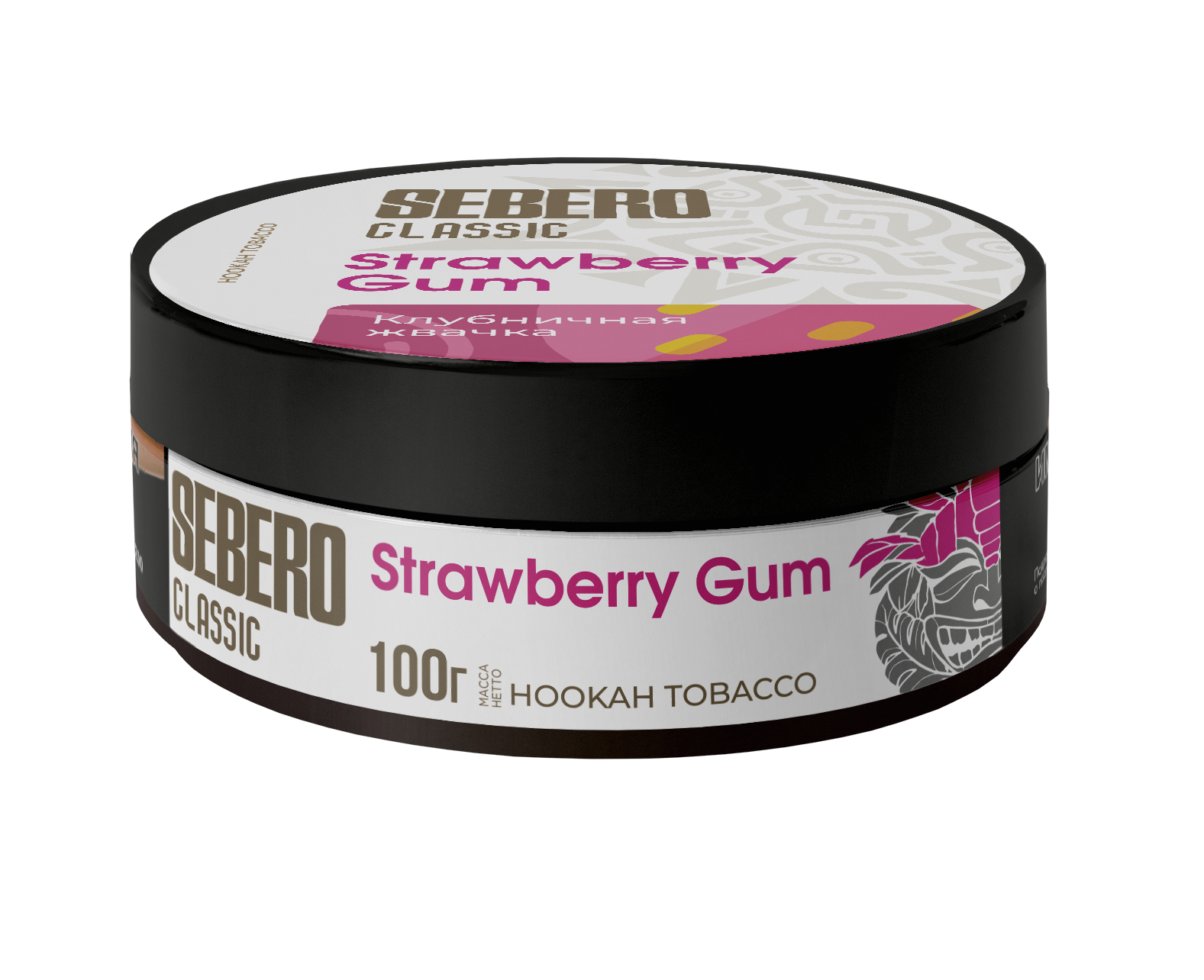 Табак для кальяна - Sebero - STRAWBERRY GUM ( клубничная жвачка ) - 100 г