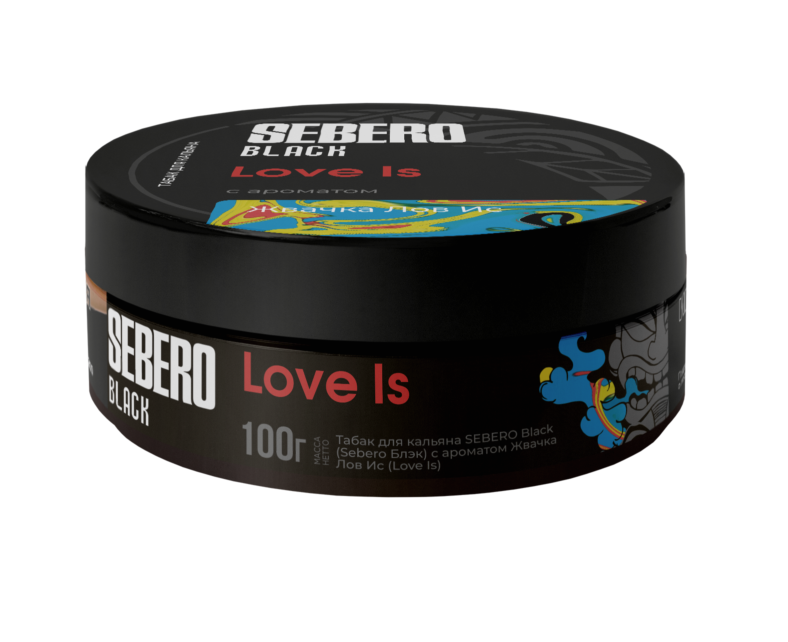 Табак для кальяна - Sebero black - Love Is ( жвачка " лав из " ) - 100 г