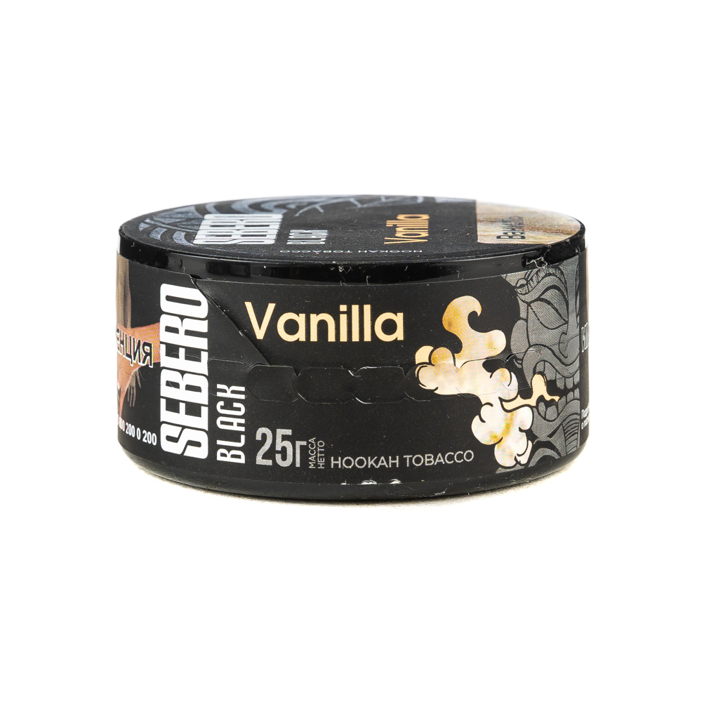 Табак для кальяна - Sebero black - Vanilla ( ваниль ) - 25 г