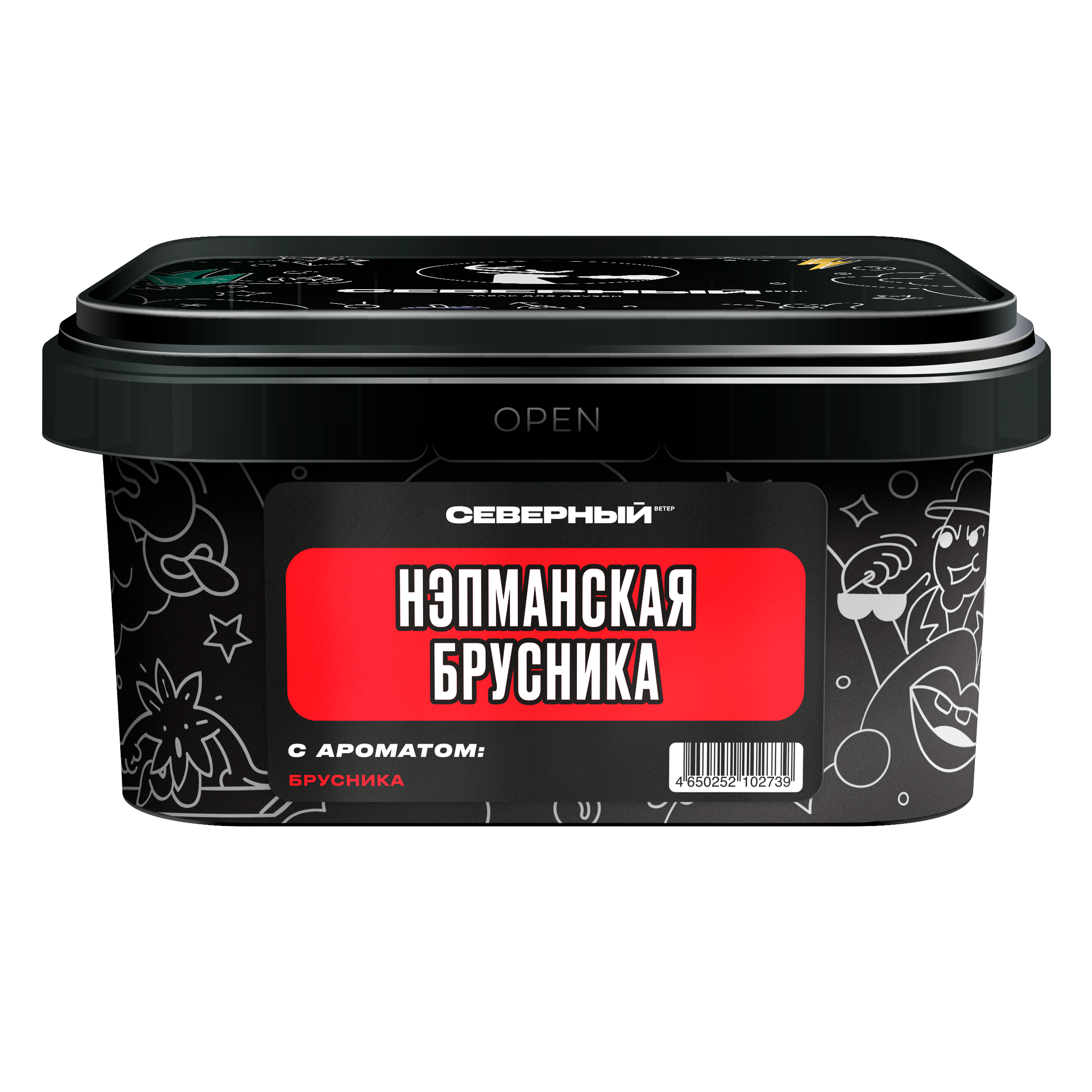 Табак для кальяна - Северный - НЭПМАНСКАЯ БРУСНИКА ( с ароматом брусника ) - 200 г
