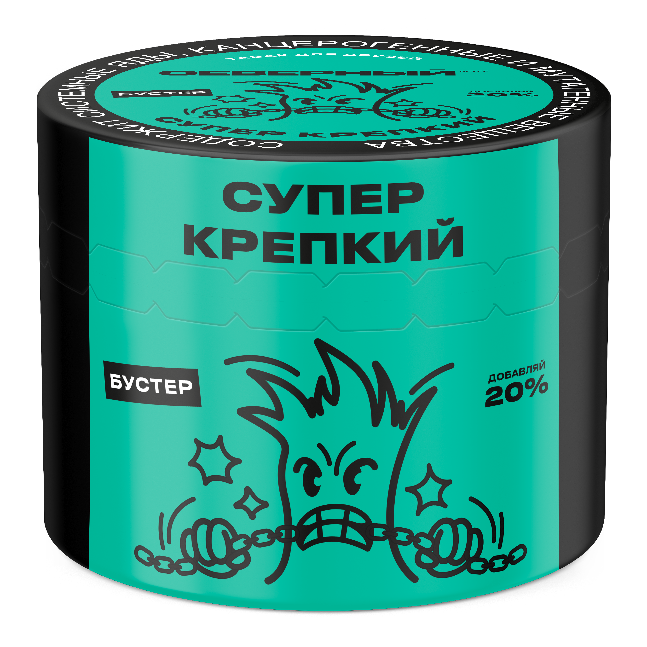 Табак для кальяна - Cеверный - Супер Крепкий ( с ароматом крепкий ) - 40 г